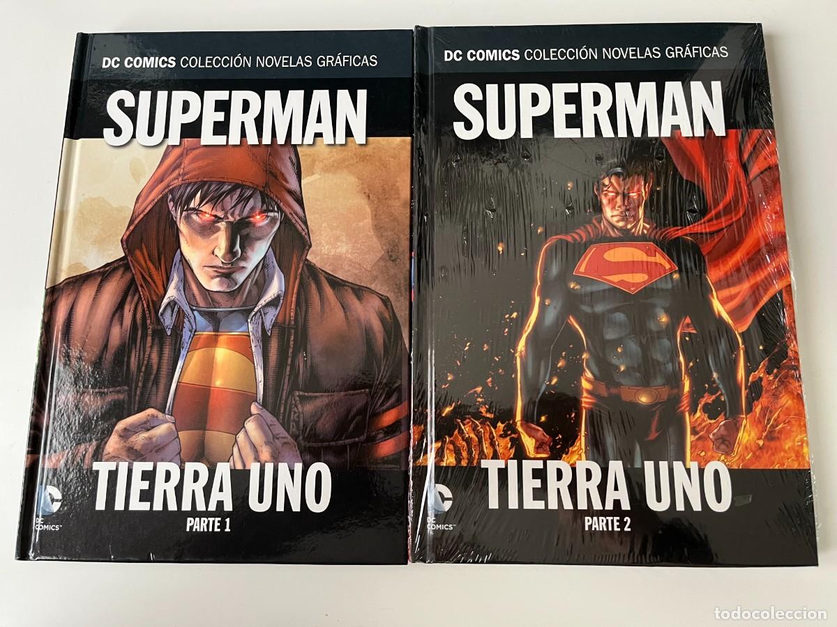 C&oacute;mics: SUPERMAN TIERRA 1 PARTE 1 Y 2 DC COMICS COLECCION NOVELAS GRAFICAS