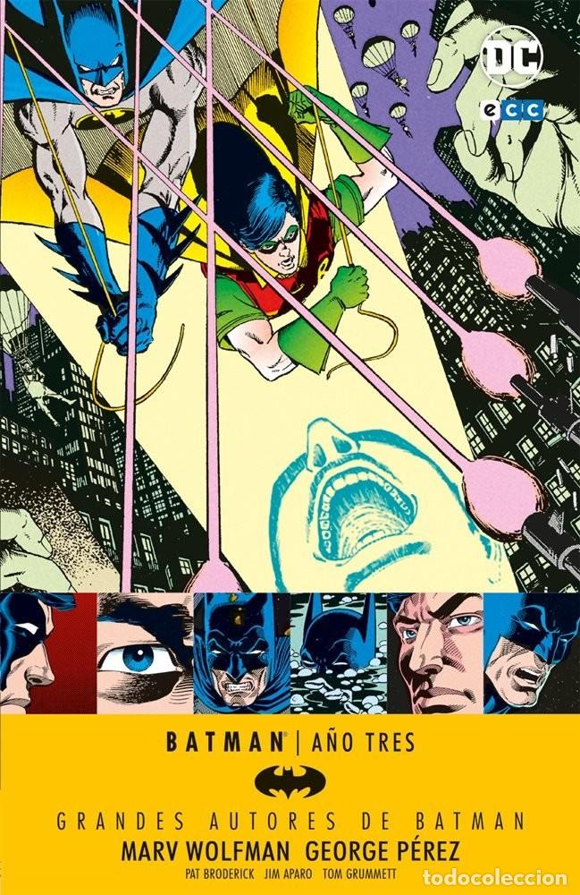 C&oacute;mics: Grandes Autores de Batman: Marv Wolfman. A&ntilde;o Tres / George Perez, Pat Broderick, Jim Aparo