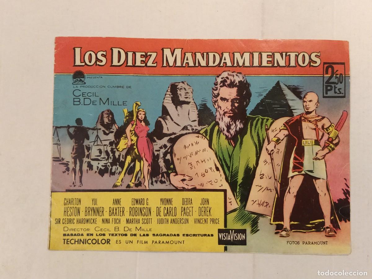C&oacute;mics: CINE - LOS DIEZ MANDAMIENTOS - CHARLTON HESTON - COLECCION CINECOLOR - EXCLUSIVAS FERMA - VER FOTOS