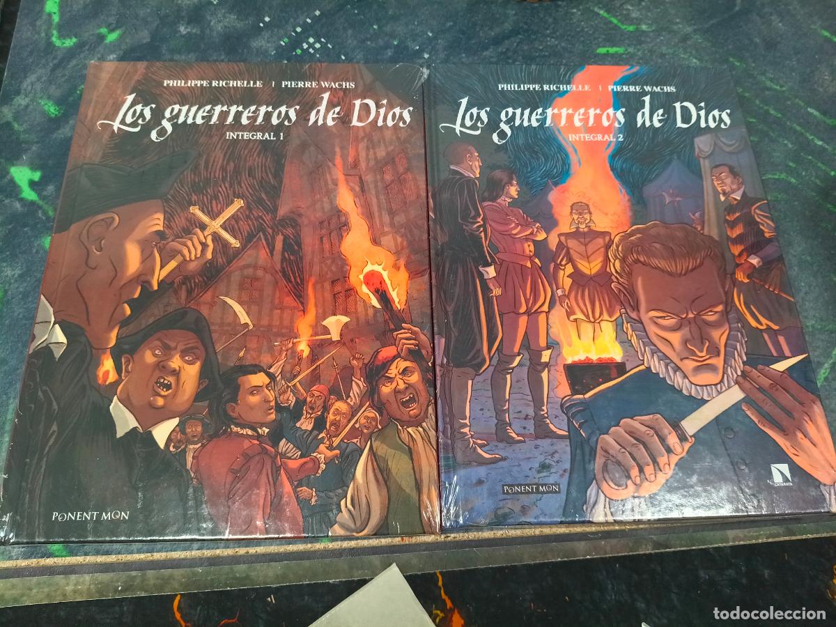 C&oacute;mics: LOS GUERREROS DE DIOS INTEGRAL TOMO 1 Y 2 - PONENT MON - TAPA DURA - NUEVO, PRECINTADO