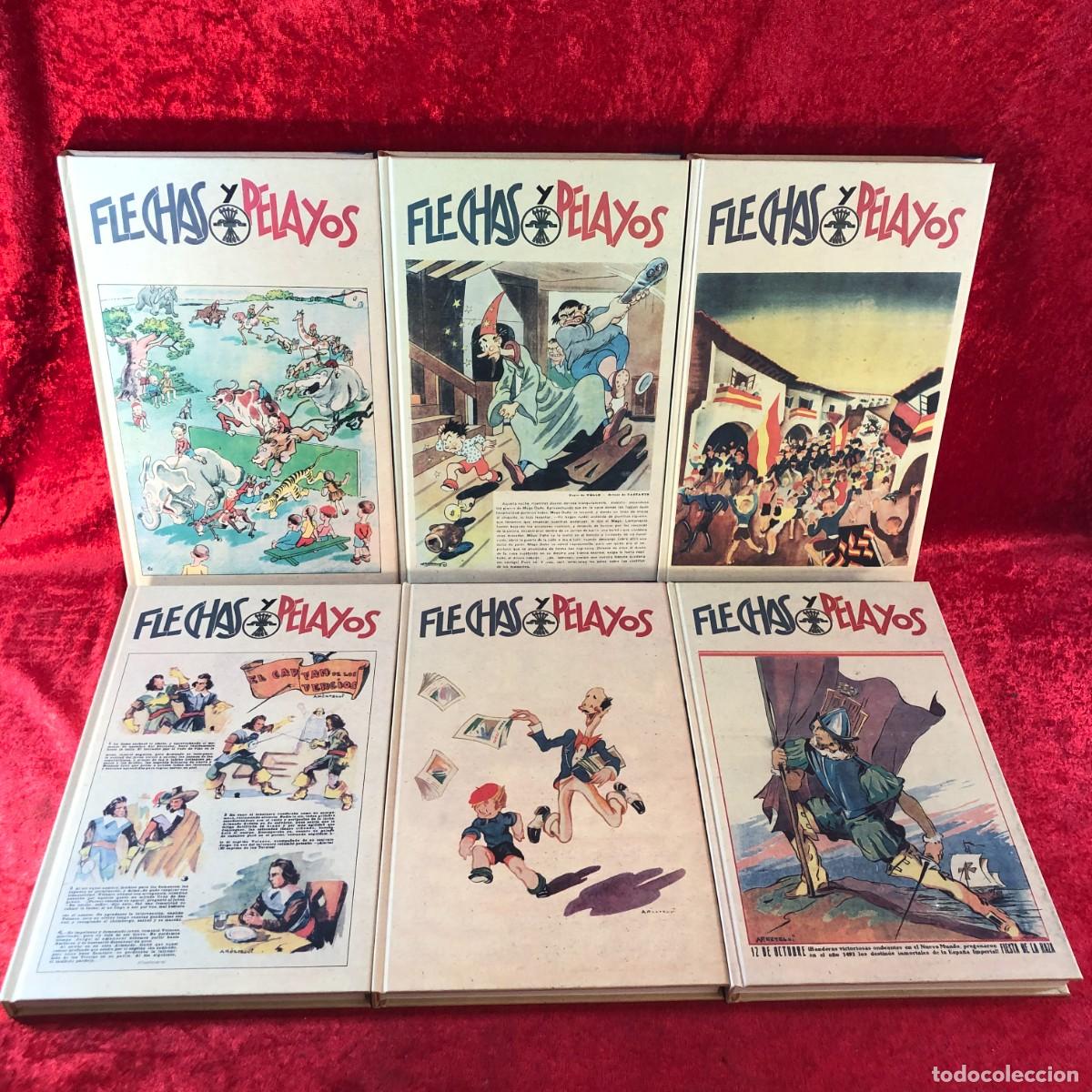 C&oacute;mics: FLECHAS Y PELAYOS - AGUALARGA EDITORES - LOTE 6 TOMOS - VER N&Uacute;MEROS EN FOTOS / 469