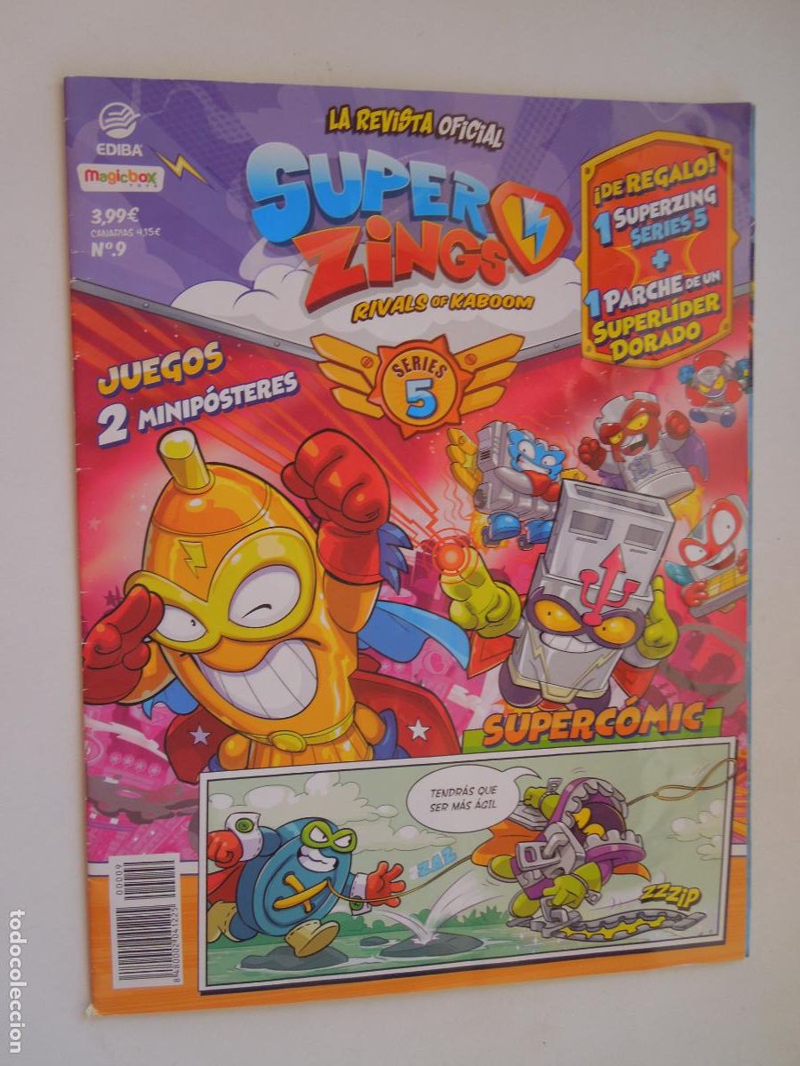 C&oacute;mics: SUPERTHINGS N&ordm; 9 REVISTA OFICIAL - SERIE RIVALS OF KAZOOM - EDIBA