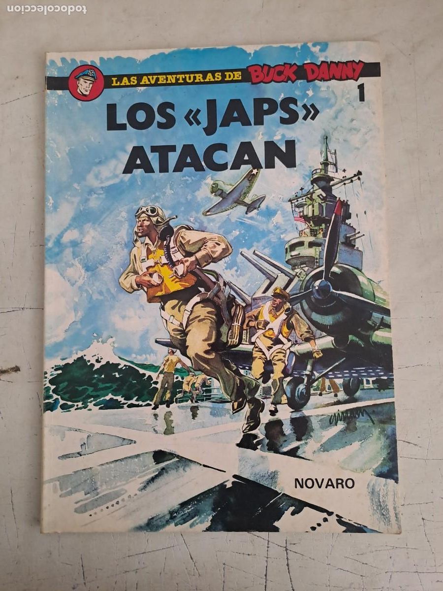 C&oacute;mics: Las aventuras de Buck Danny 1, los japs atacan, Novaro en buen estado Bolsa DA