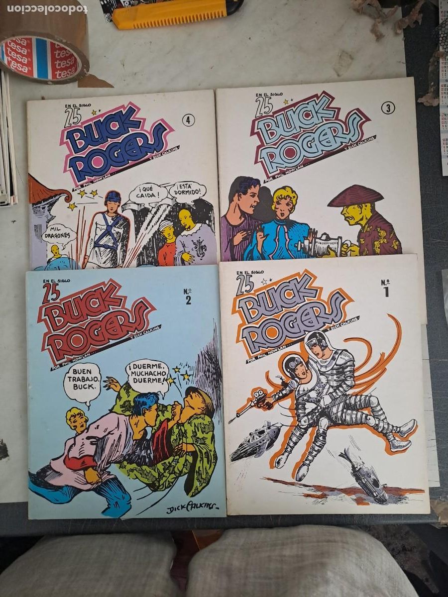 C&oacute;mics: Buck Rogers en el siglo 25 completa 4 n&uacute;meros, Bolsa DA