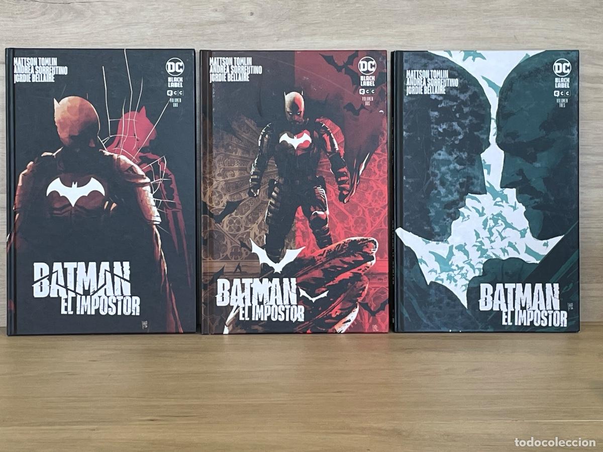 C&oacute;mics: Batman el impostor / Completo 3 vol&uacute;menes / Black Label / Mattson Tomlin, Andrea Sorrentino