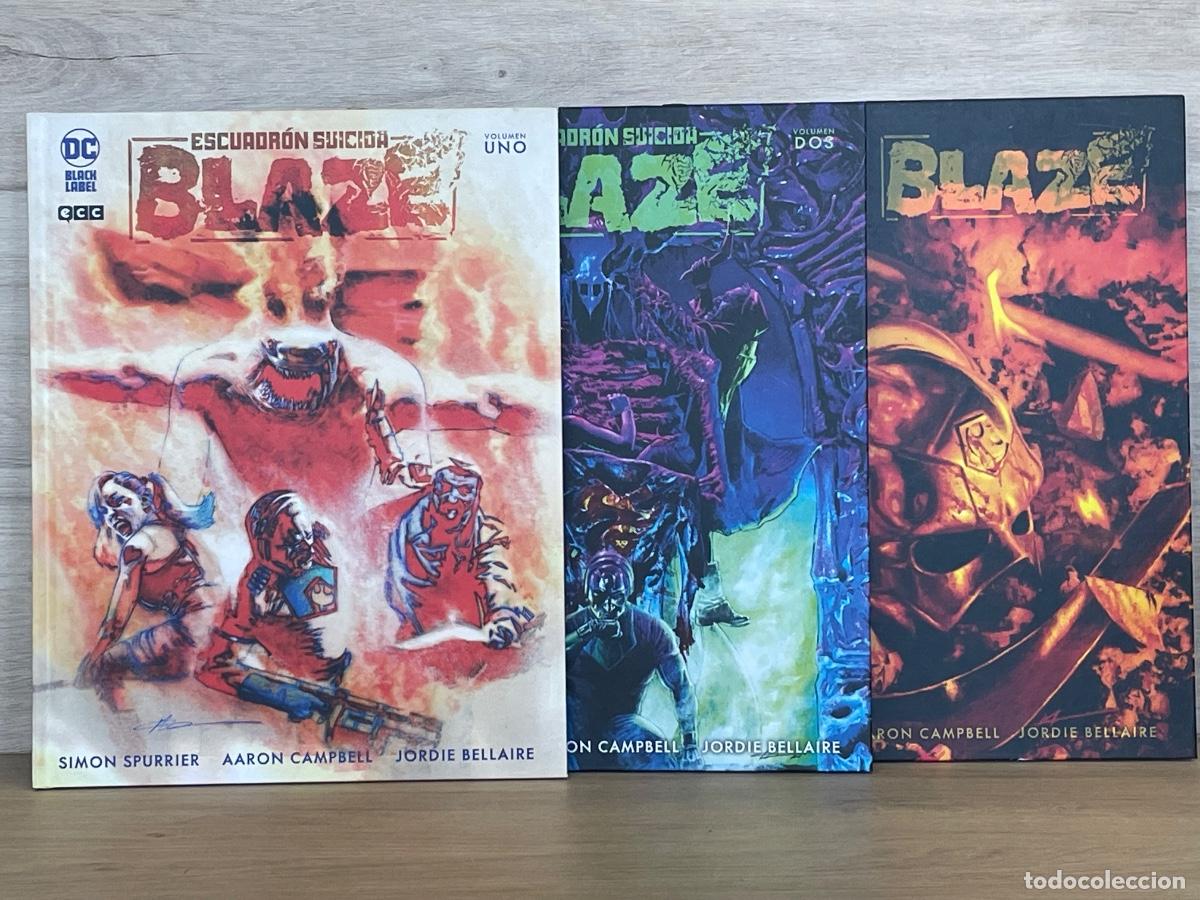 C&oacute;mics: Escuadr&oacute;n Suicida: Blaze / Completo 3 vol&uacute;menes / Black Label / Simon Spurrier, AAron Campbell