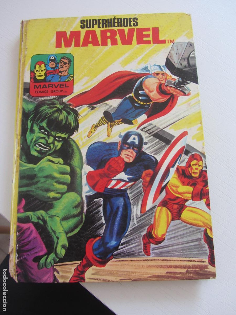 C&oacute;mics: SUPERH&Eacute;ROES MARVEL. COLECCI&Oacute;N TELEXITO EDICIONES LAIDA. A&Ntilde;OS 70. TAPAS DURAS ARX155