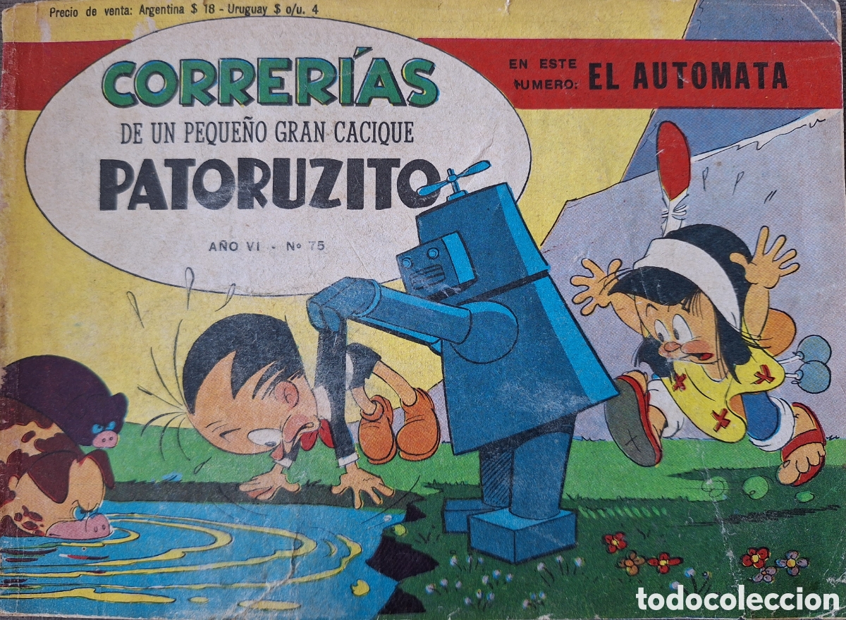C&oacute;mics: CORRERIAS DE PATORUZITO NUMERO 75 EL AUTOMATA Solo pago Western Union