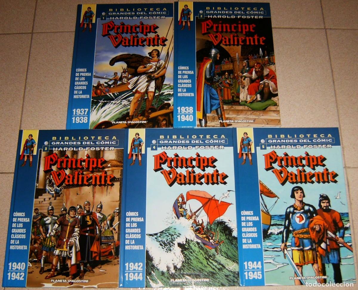 C&oacute;mics: EL PRINCIPE VALIENTE Planeta N&ordm;s 1 a 5 LOTE y sueltos n&uacute;meros 2 Y 3