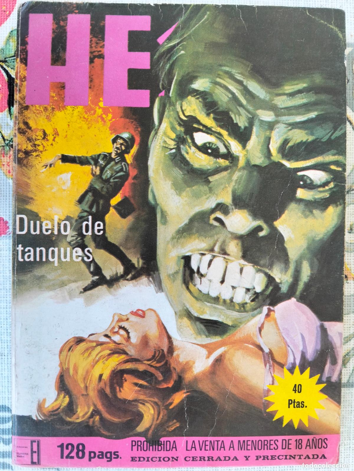 Comics : HESSA N&ordm; 10, DUELO DE TANQUES, EDICIONES ELVIBERIA