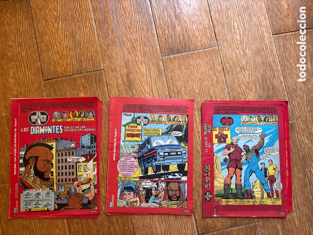 C&oacute;mics: Comic Coleccionable del Equipo A, Revista Tele Indiscreta, Completa 3 historias 66 paginas