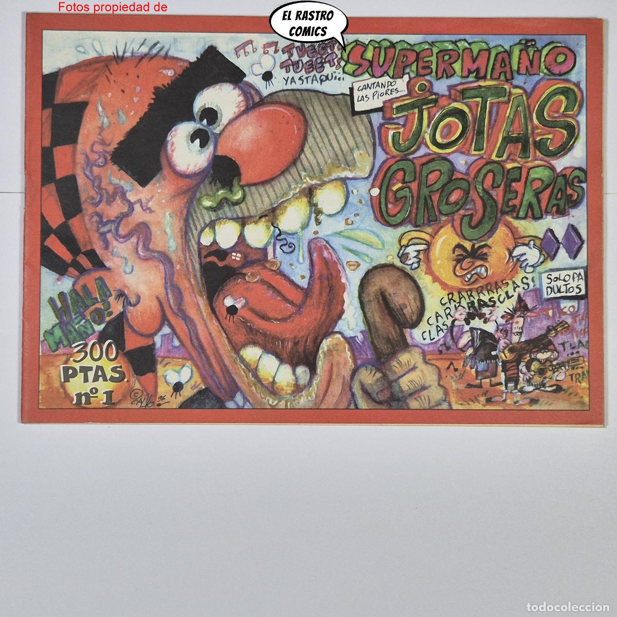 C&oacute;mics: Superma&ntilde;o n&ordm; 1, Jotas groseras, Alberto Calvo, ed Iniciativas 1996