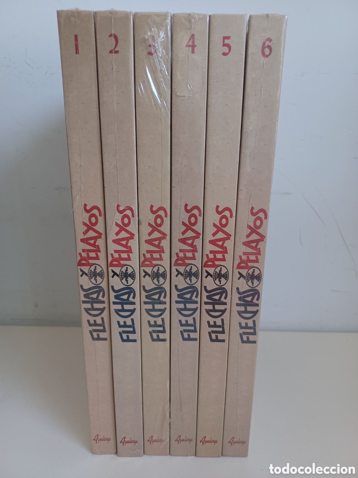 Comics : Flechas y Pelayos. Colecci&oacute;n completa 6 tomos/ Agualarga/ NUEVO A ESTRENAR