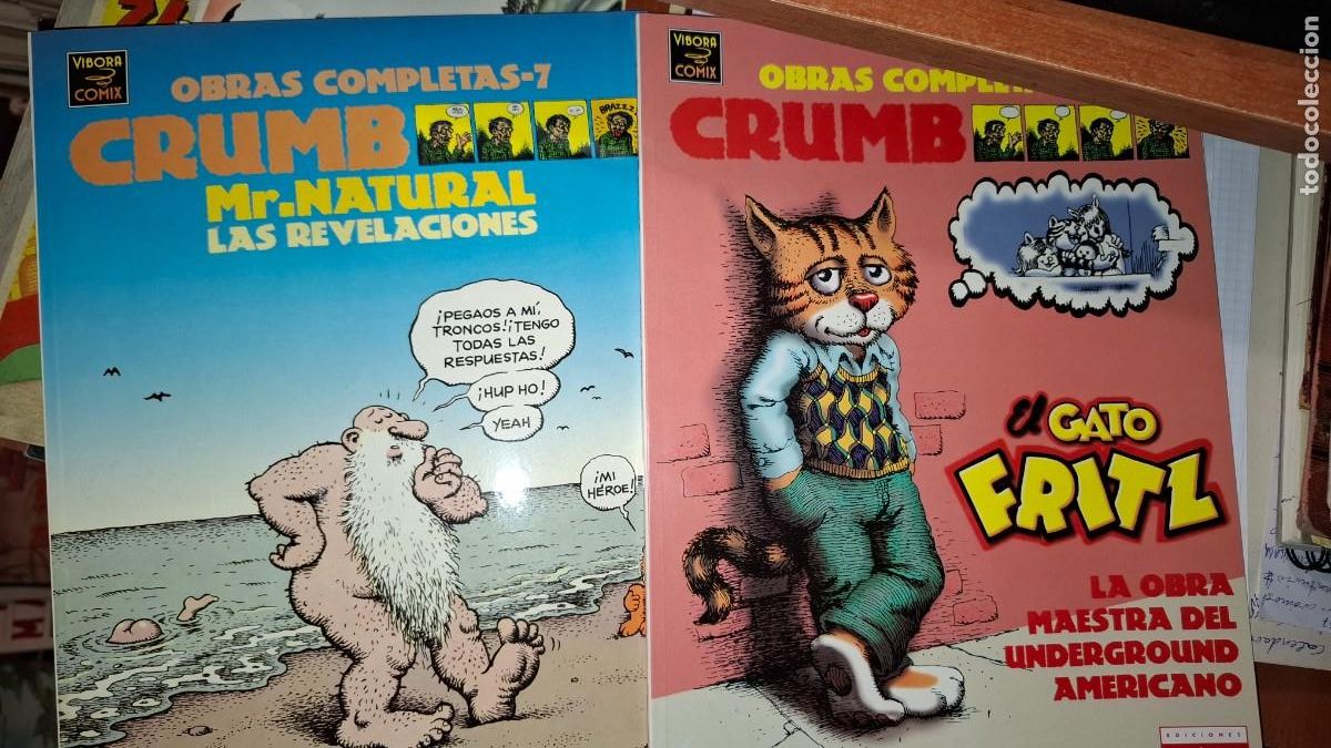 Comics : Obras completas -5 - 6 - 7. Natural y fritz. Las aventuras de Crumb. Head comix.