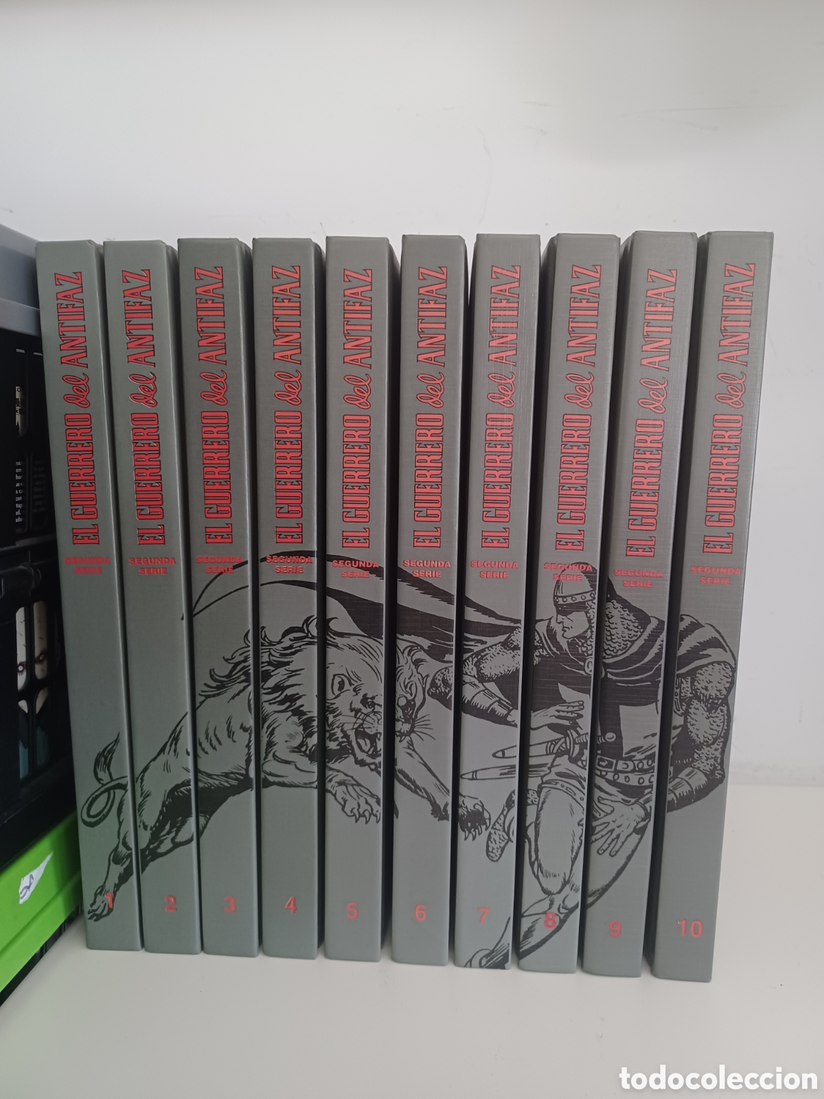 C&oacute;mics: El guerrero del antifaz. Segunda serie completa 10 tomos/ Carbonell Bartra/ Excelente estado