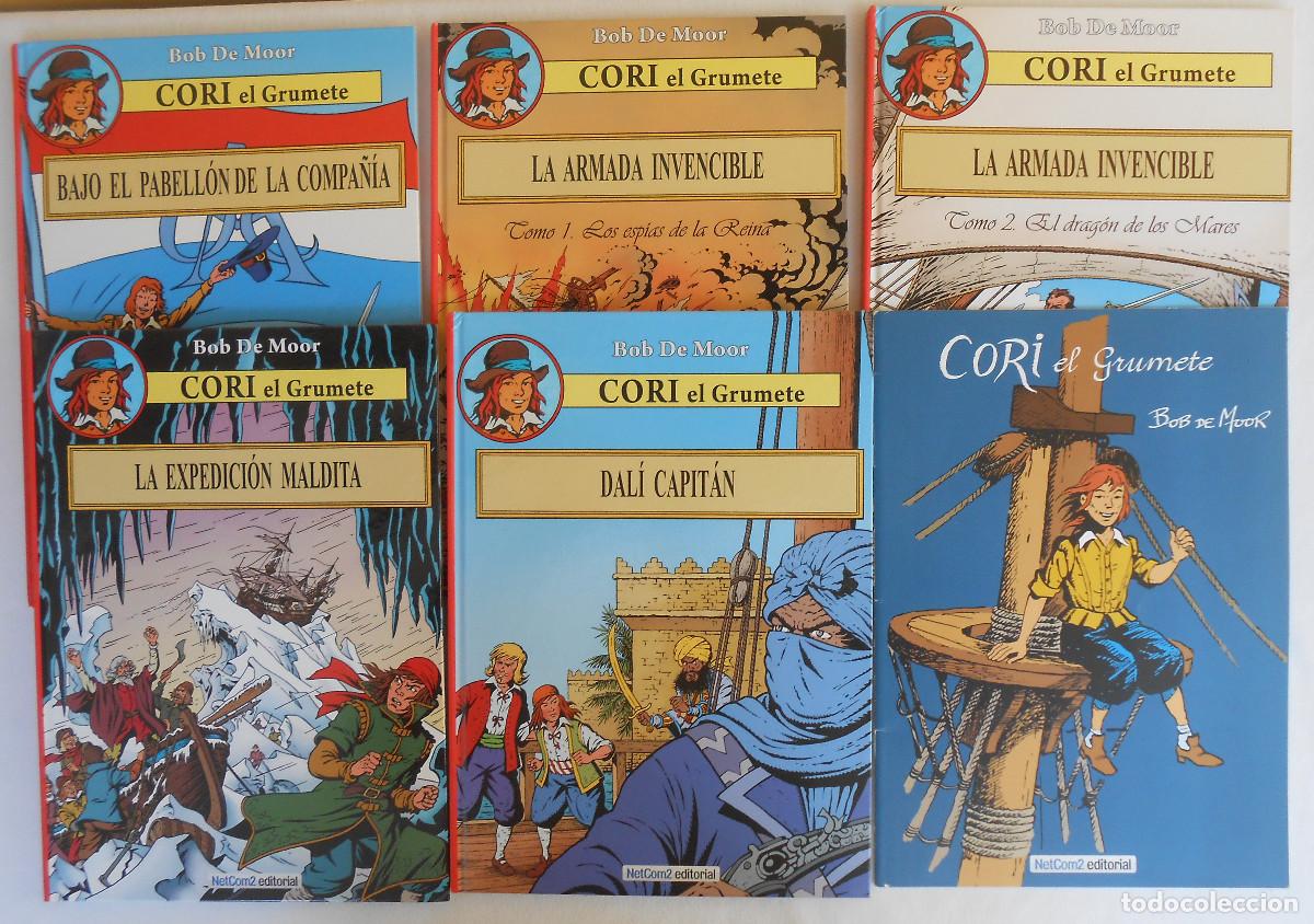 C&oacute;mics: CORI EL GRUMETE 5 VOLUMENES + DOSSIER+ 5 EX-LIBRIS - BOB DE MOOR EDITORIAL NETCOM2