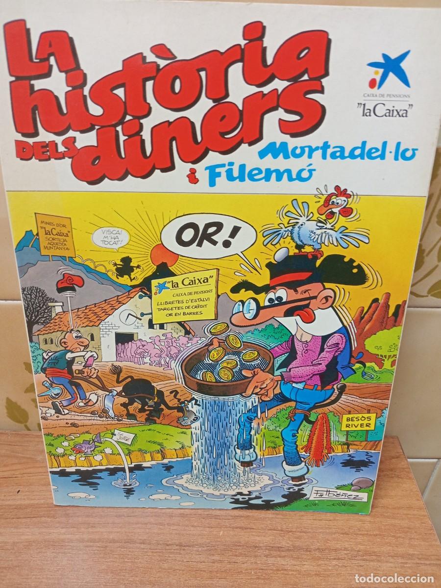 C&oacute;mics: MORTADELO Y FILEMON - LA HISTORIA DELS DINERS - LA CAIXA - TEXTO EN CATALAN 1989