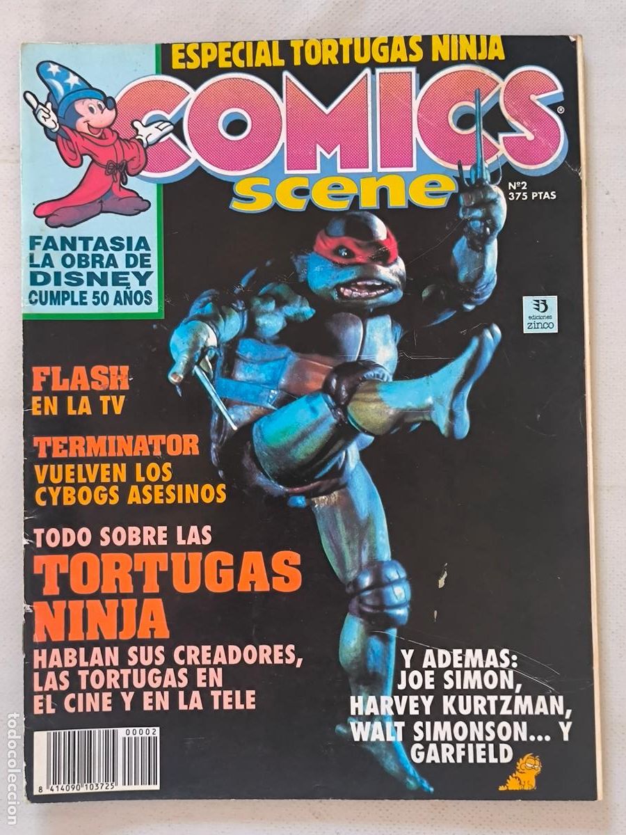 C&oacute;mics: COMICS SCENE N&ordm; 2 - ESPECIAL TORTUGAS NINJA (X1)