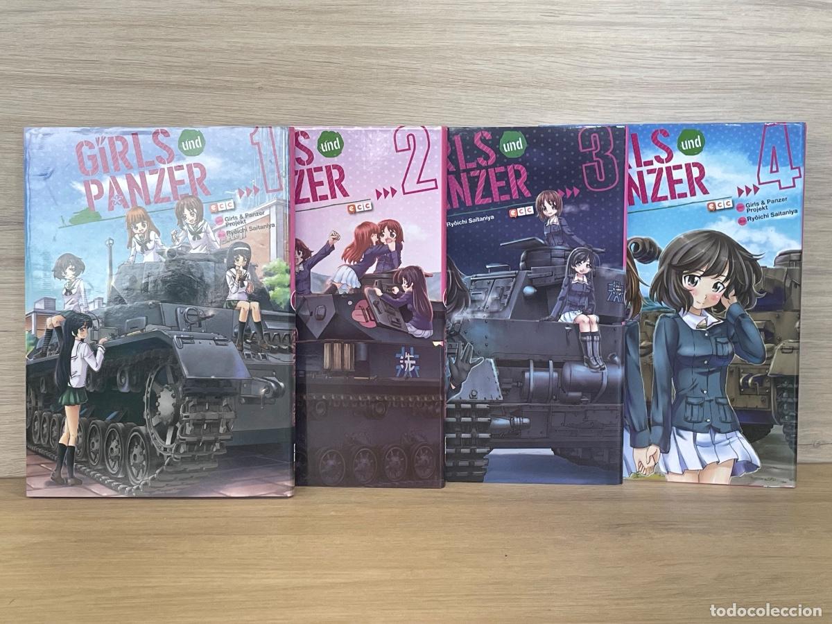 C&oacute;mics: Girls und Panzer / Completo 4 vol&uacute;menes / Ry&ocirc;ichi Saitaniya, Girls & Panzer Projekt