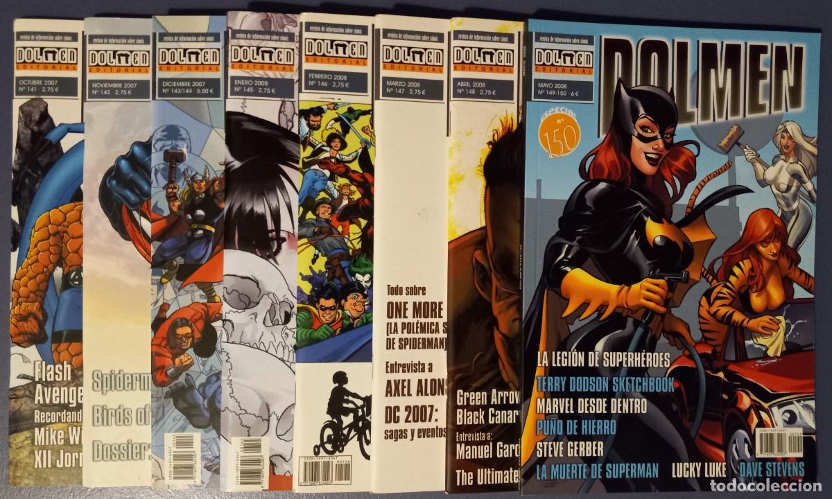 Fumetti: Revista DOLMEN n&ordm; 141 a 150 (octubre 2007 a mayo 2008)