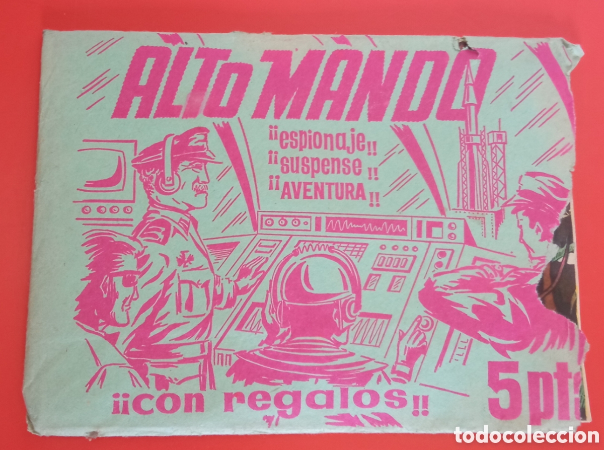 C&oacute;mics: SOBRE SORPRESA ALTO MANDO 5 PTAS 60'S.ABIERTO.