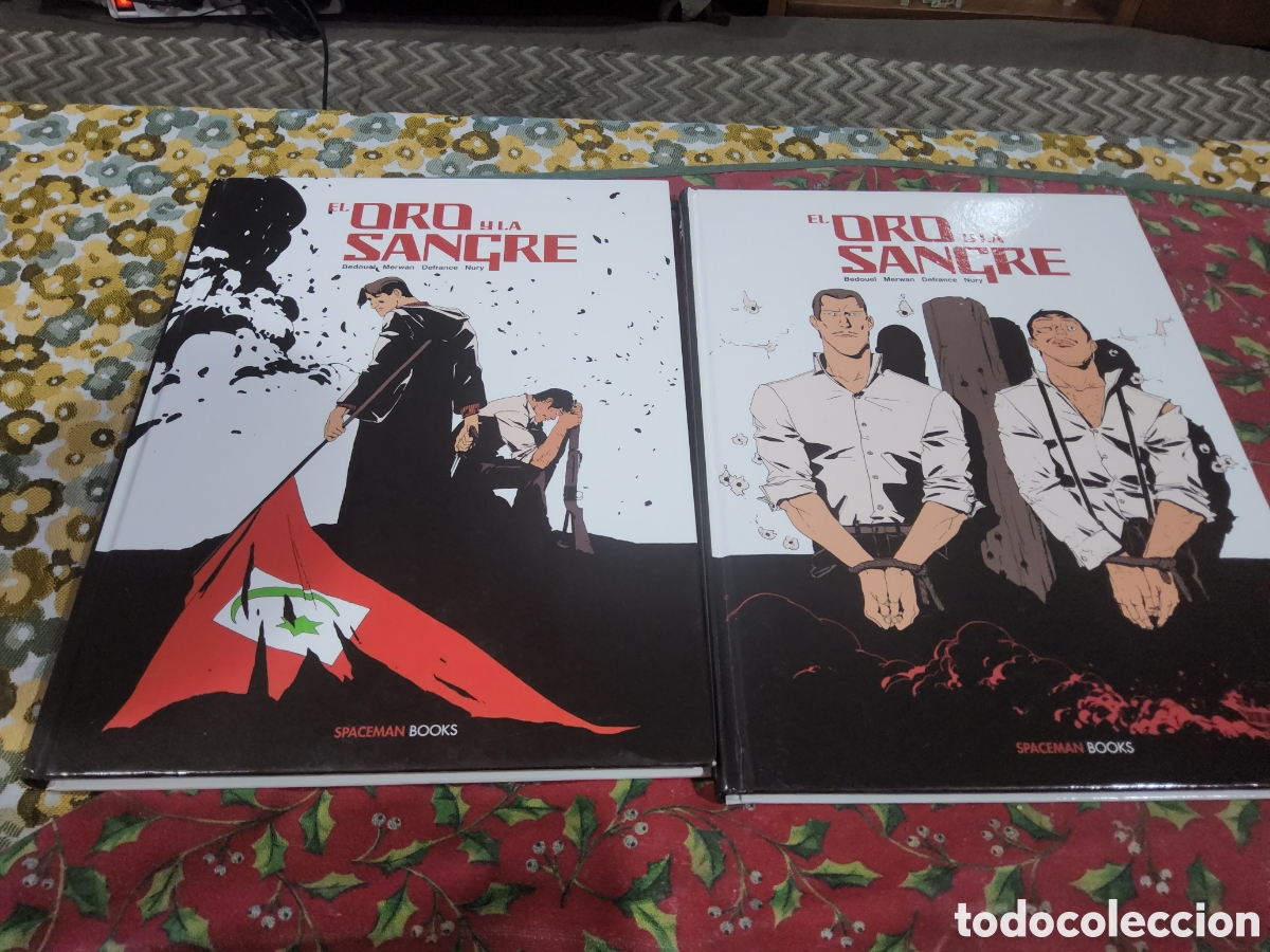 C&oacute;mics: El Oro y La Sangre 2 tomos. Completa. Tapa dura. Bedouel, Merwan, Defrance, Nury. Spaceman Books