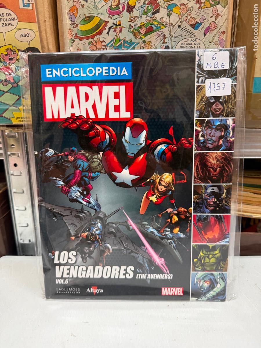 Comics : enciclopedia marvel los vengadores numero 6