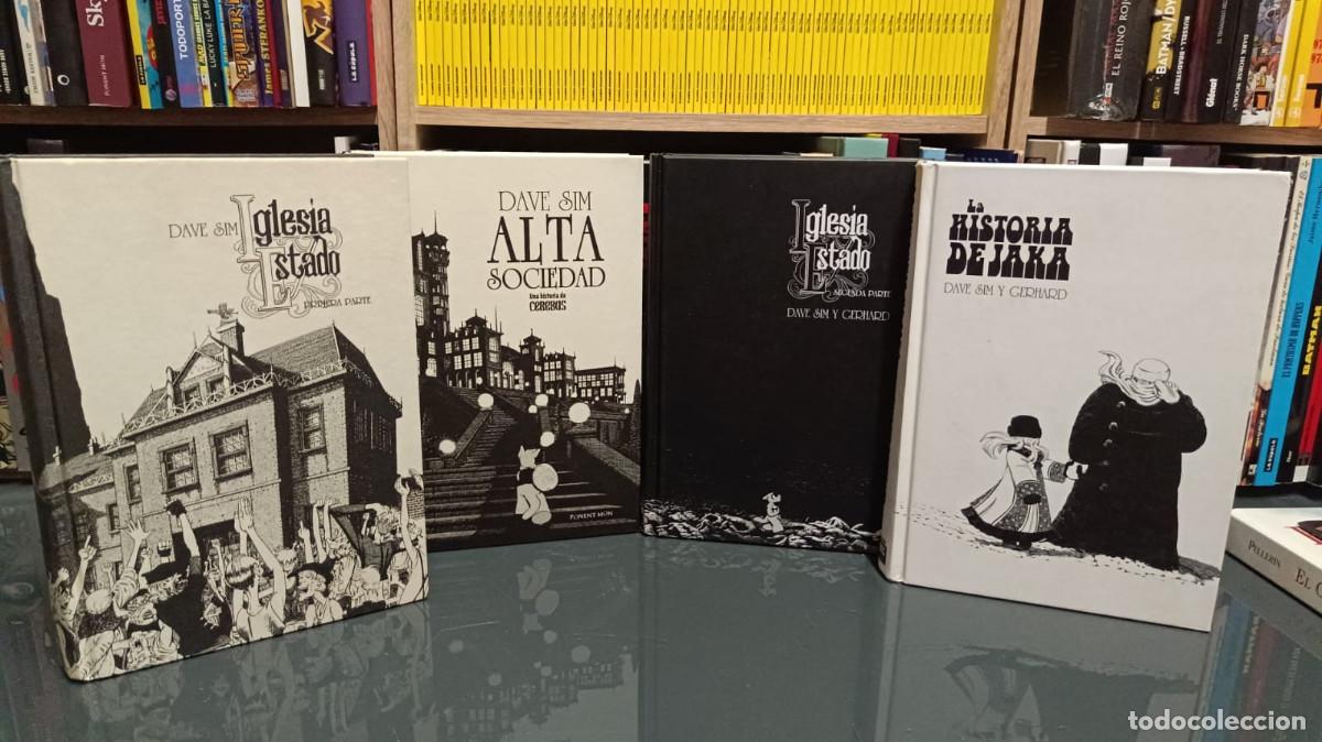 Comics: Cerebus: Iglesia y Estado, Alta Sociedad y La historia de Jaka (Colecci&oacute;n 4 tomos) Dave Sim