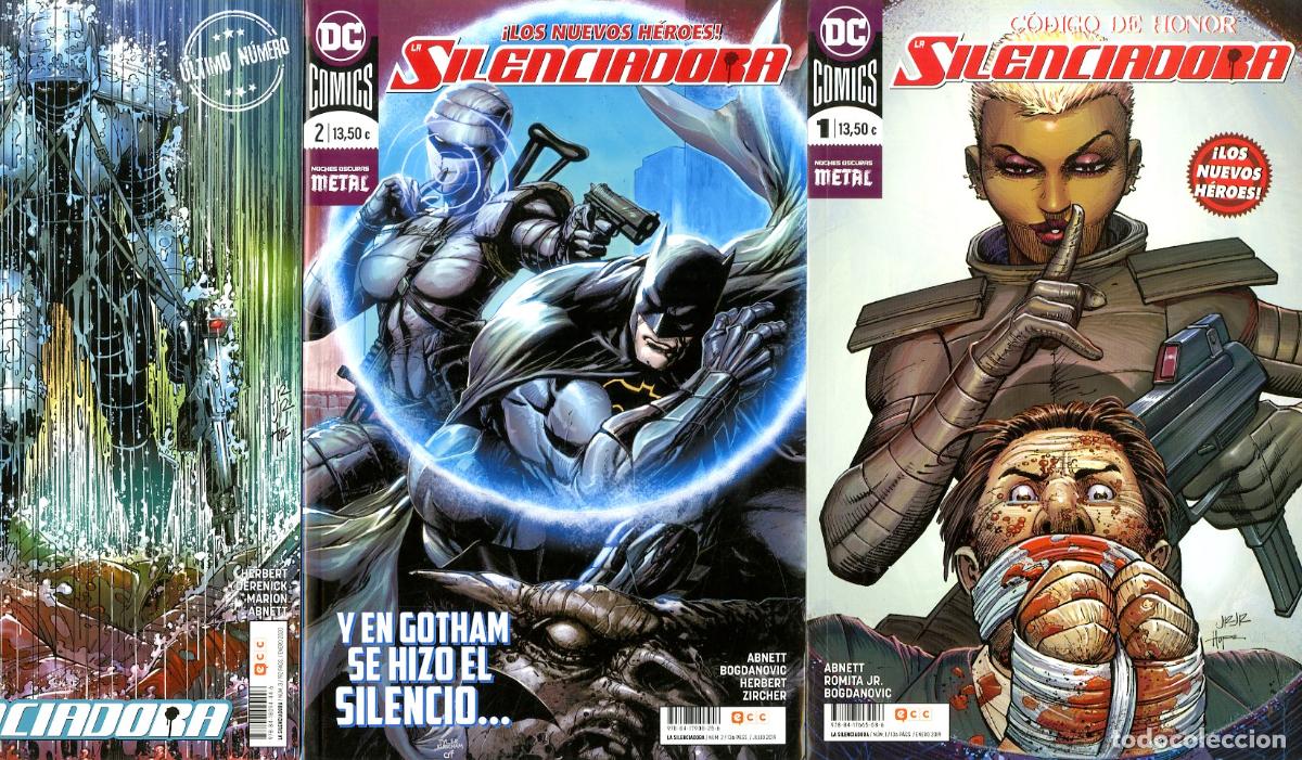 C&oacute;mics: La Silenciadora / DC - Completa 3 num. (2019) - Abnett / Bogdanovic / Herbert / Zircher