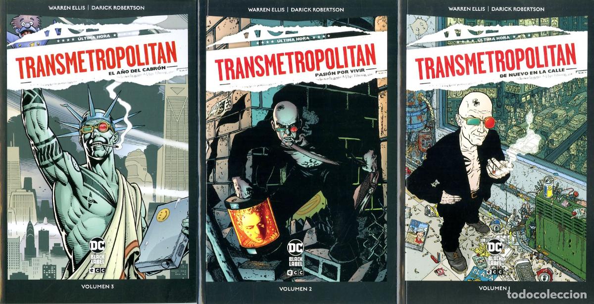 C&oacute;mics: Transmetropolitan / DC Black Label - Completa 3 num. (2024) - Warren Ellis / Darick Robertson