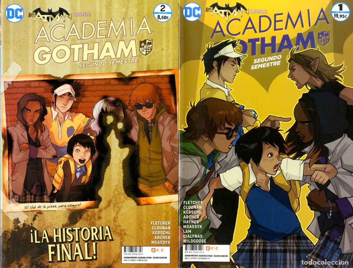 C&oacute;mics: Batman: Academia Gotham Segundo Semestre / DC - Completa 2 num. (2017) - Fletcher / Cloonan / Kersch