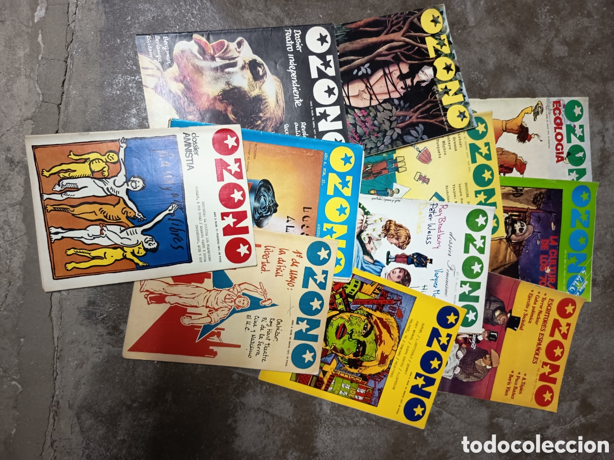 C&oacute;mics: Lote de 11 revistas gr&aacute;ficas antiguas OZONO , muy buen estado