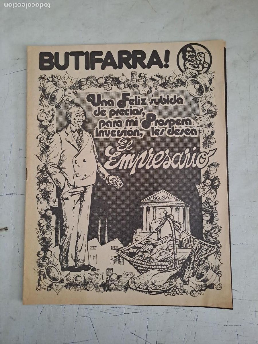 Comics: Butifarra, el empresario, iniciativas editoriales en buen estado Bolsa DA