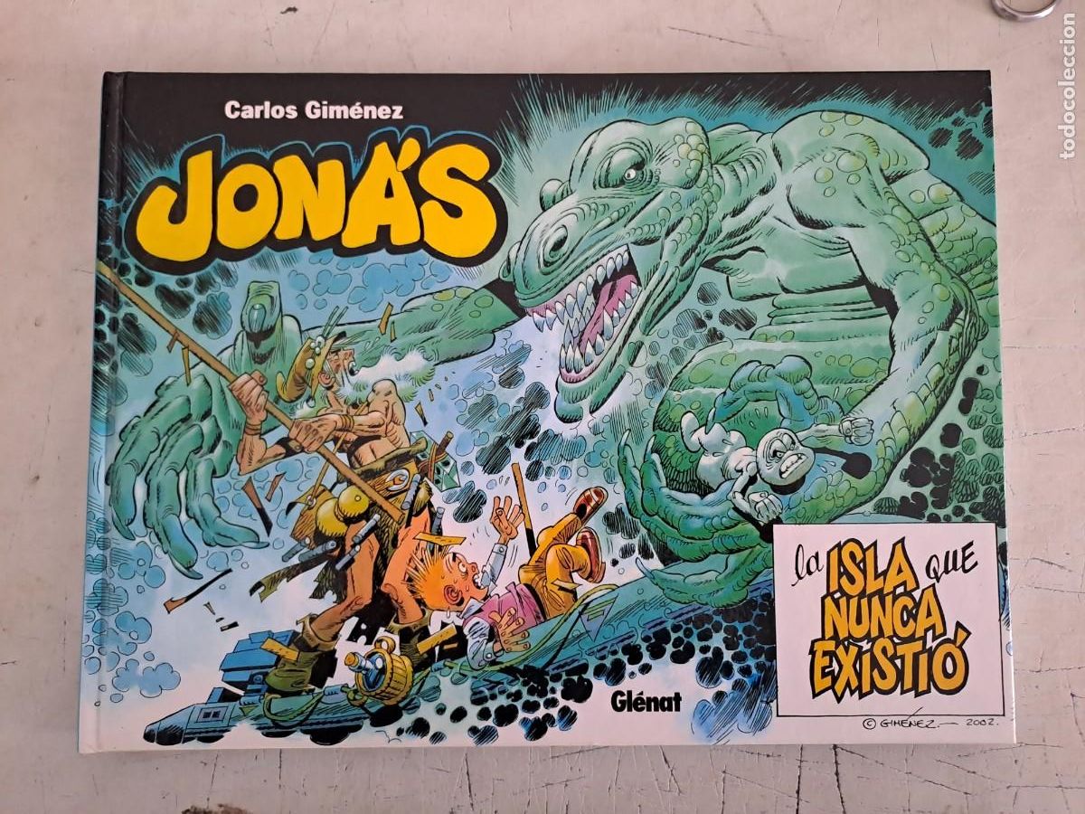 C&oacute;mics: Jon&aacute;s, la isla que nunca existi&oacute;, Glenat en perfecto estado