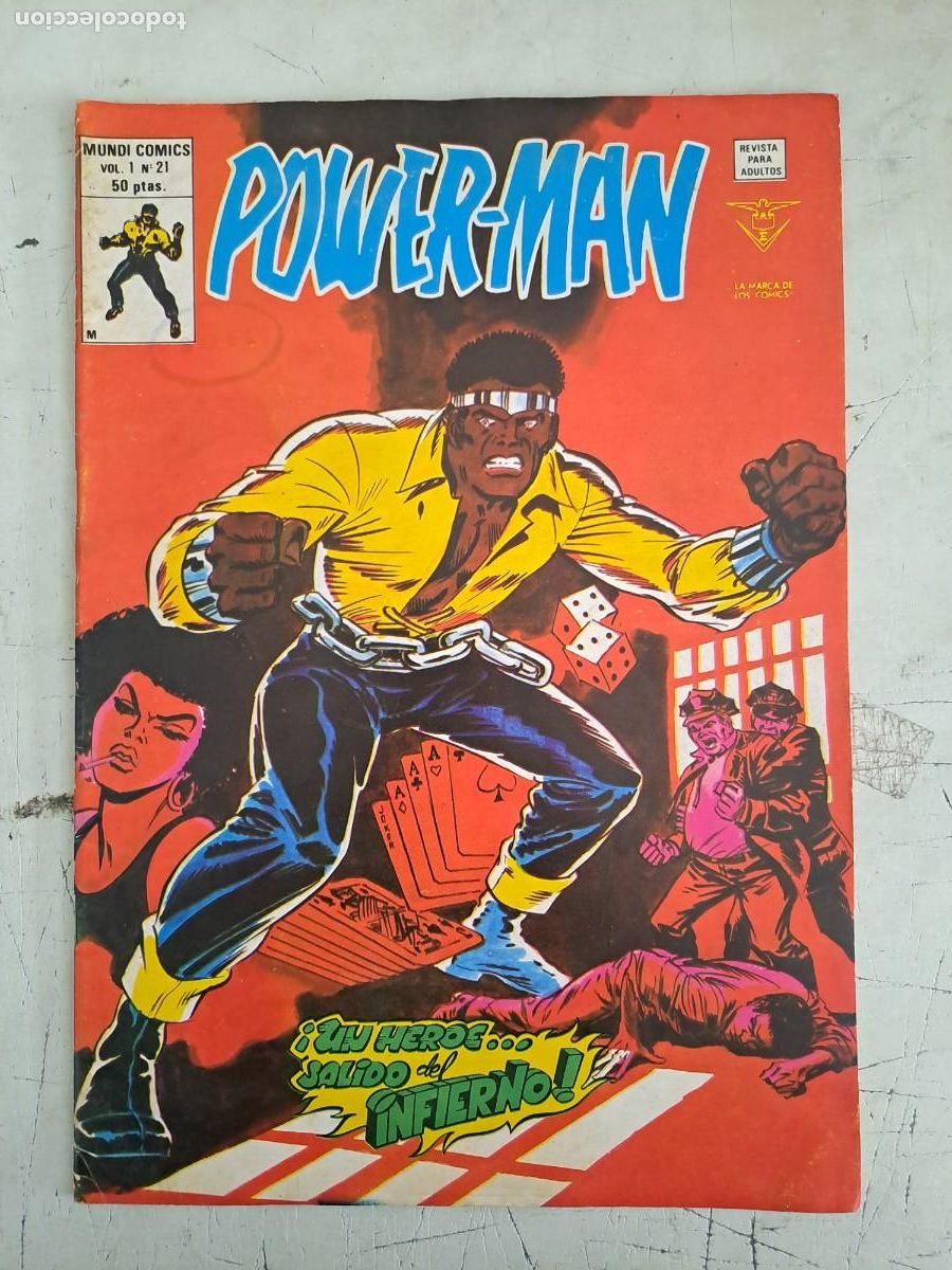 Comics : Power-man 21, V-1, V&eacute;rtice en muy buen estado