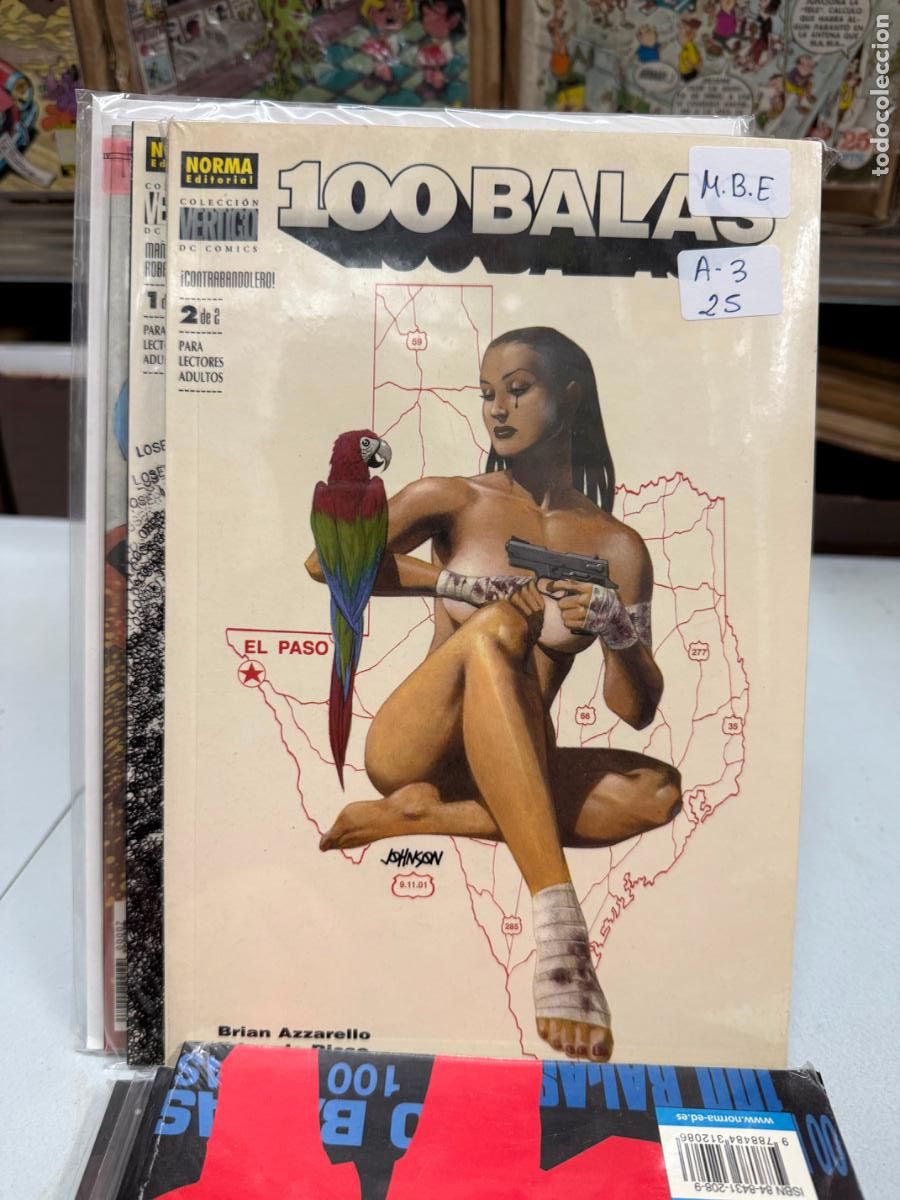 C&oacute;mics: 100 BALAS EDITORIAL NORMA NUMERO 216 Y 218