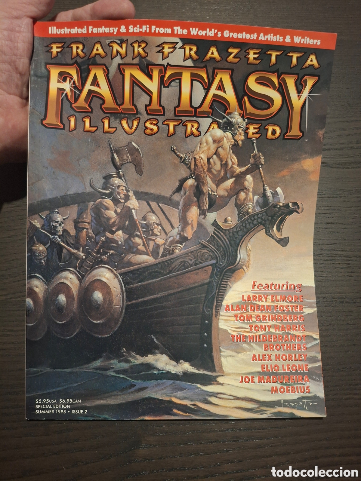 C&oacute;mics: Revista - Frank Frazetta Fantasy Illustrated Magazine # 2 - Special Edition - 1998