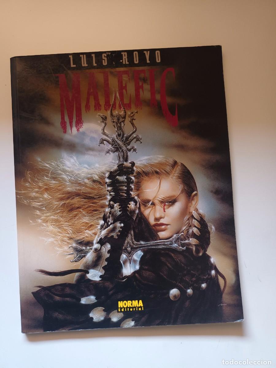 Comics: Malefic de Luis Royo. Libro de ilustraciones