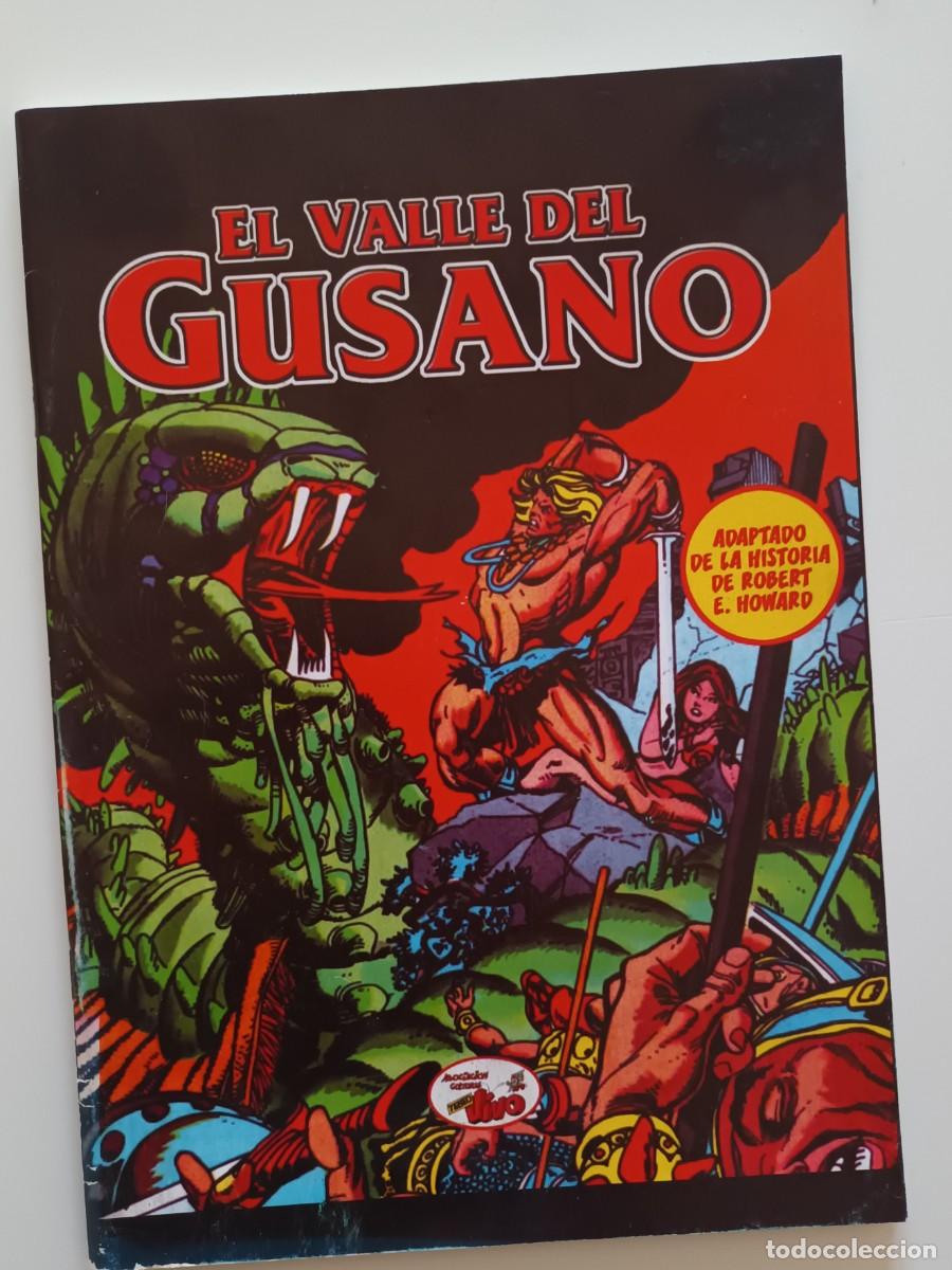Comics: El valle del gusano, edici&oacute;n de una asociaci&oacute;n de dos historias basadas en relatos de Howard.