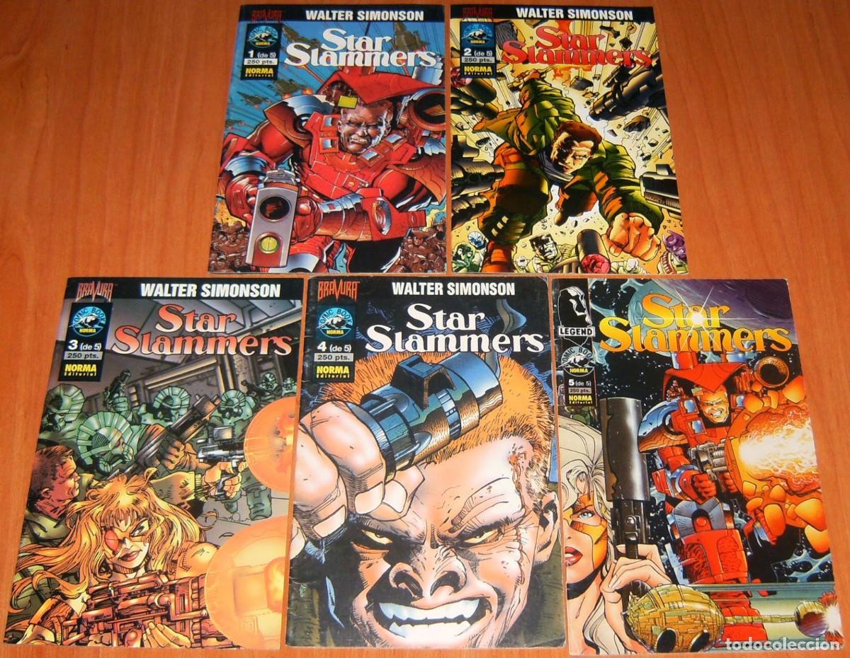 C&oacute;mics: STAR SLAMMERS de Walter Simonson. Norma 1 a 5 COMPLETA