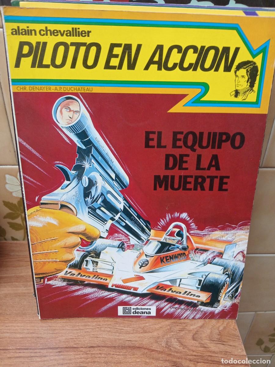 C&oacute;mics: PILOTO EN ACCION - EL EQUIP&Ograve; DE LA MUERTE - ED. DEANA - 1982