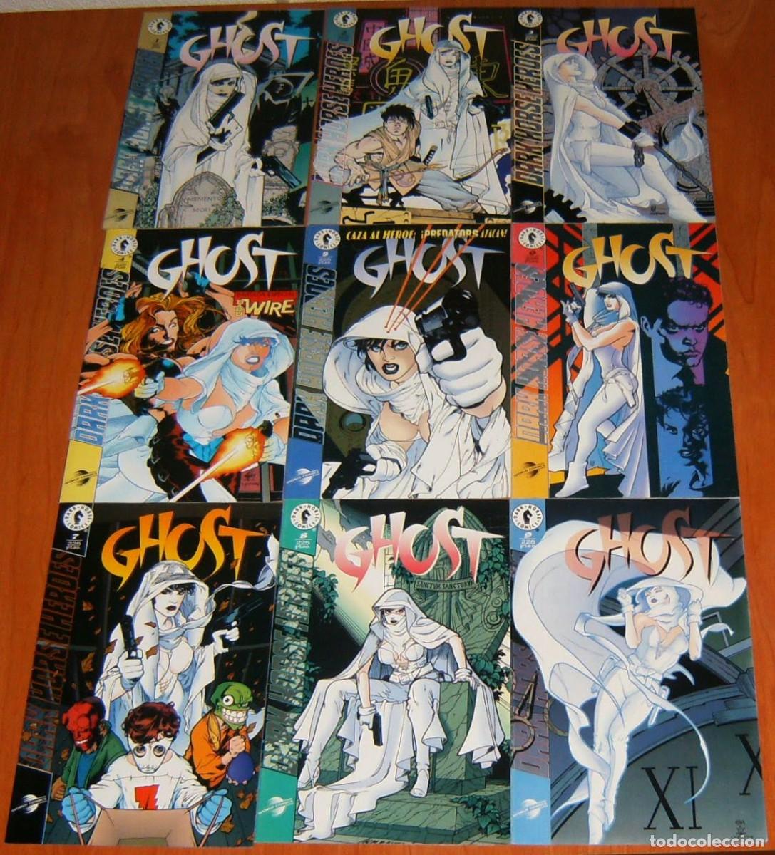 C&oacute;mics: GHOST vol.1 01 a 09 Planeta LOTE