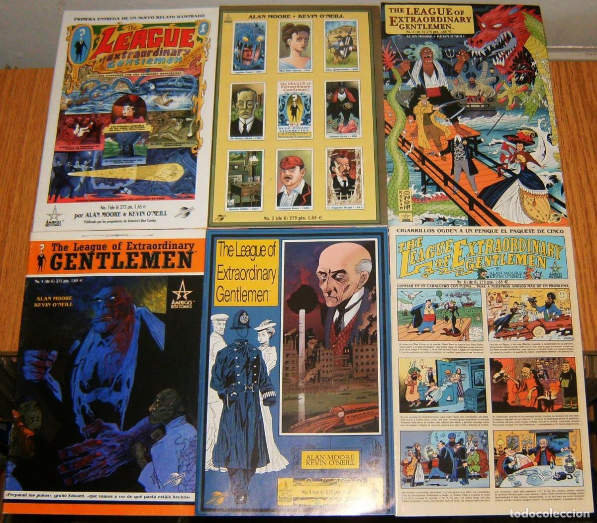 C&oacute;mics: The LEAGUE of EXTRAORDINARY GENTLEMEN Primera miniserie. Planeta. 01 a 06 COMPLETA