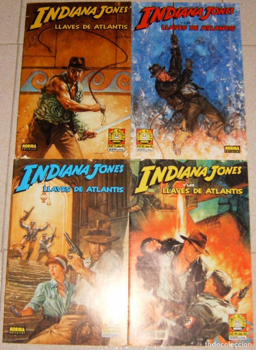C&oacute;mics: INDIANA JONES y Las Llaves de Atlantis (Primera Miniserie) Norma 01 a 04 COMPLETA