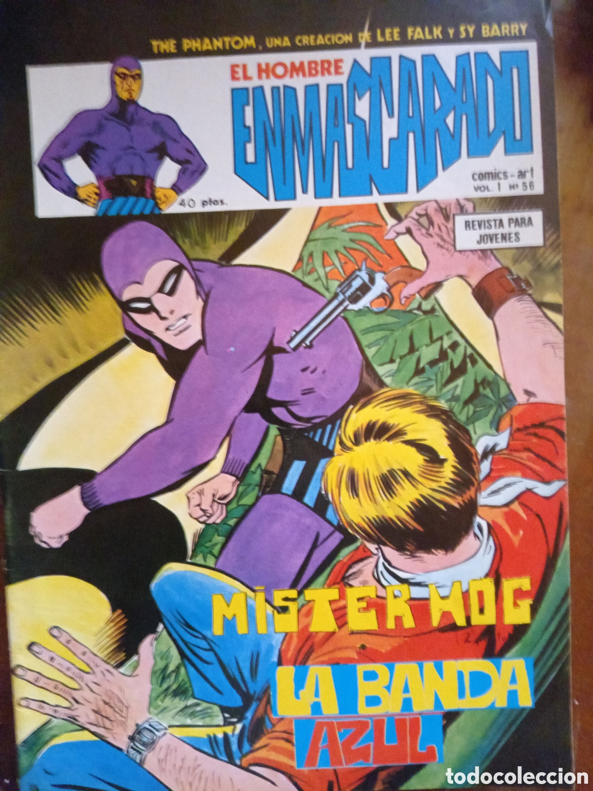 C&oacute;mics: El hombre enmascarado V&eacute;rtice vol 1 51 ejemplares, vol 2 23, Valenciana 16 y Tebeos sa 16 cj105