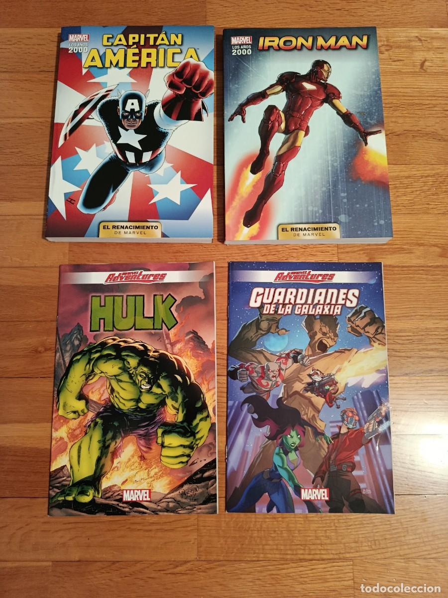 C&oacute;mics: LOTE DE COMICS MARVEL RENACIMIENTO HULK CAPIT&Aacute;N AM&Eacute;RICA IRON MAN GUARDIANES GALAXIA