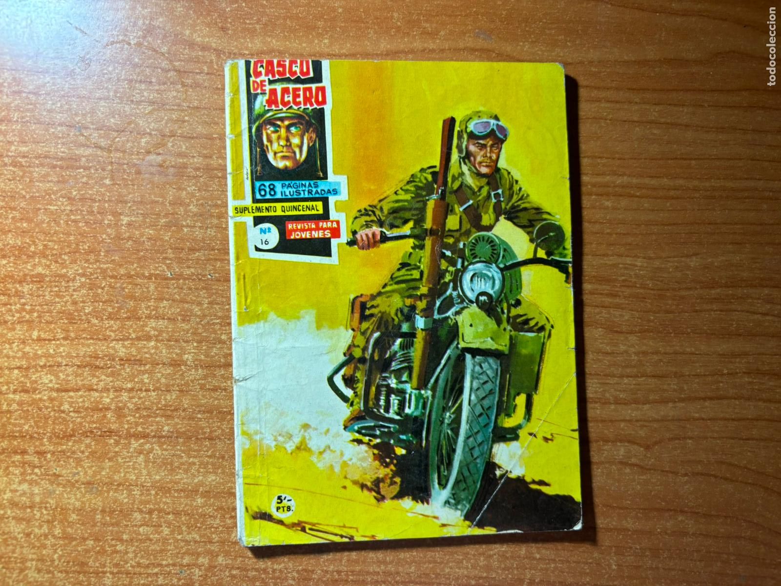 C&oacute;mics: CASCO DE ACERO N&ordm; 16 EDICIONES MANHATTAN 1963