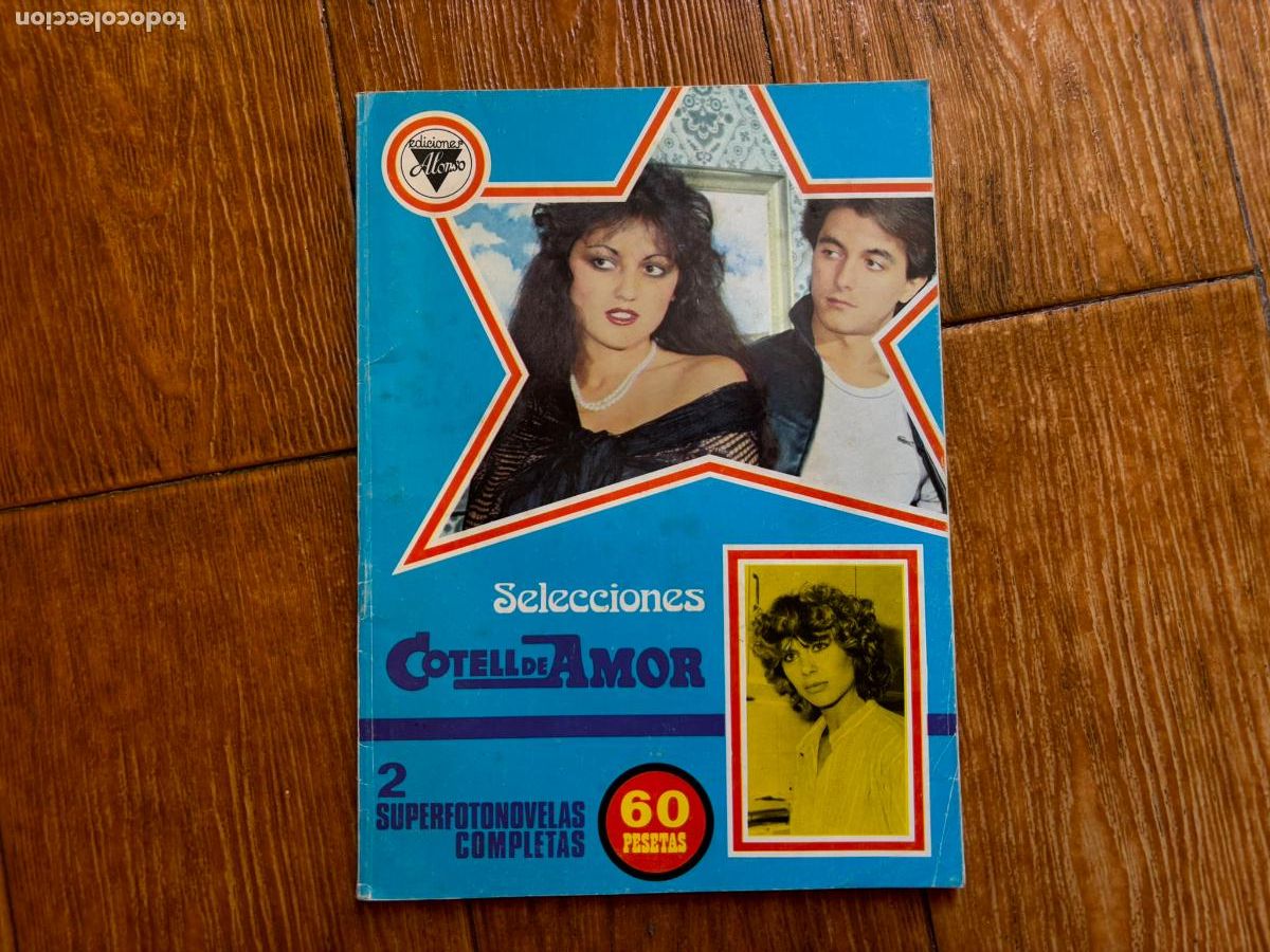 C&oacute;mics: COTELL DE AMOR. SELECCIONES. 2 FOTO NOVELAS COMPLETAS EDICIONES ALONSO. 1977