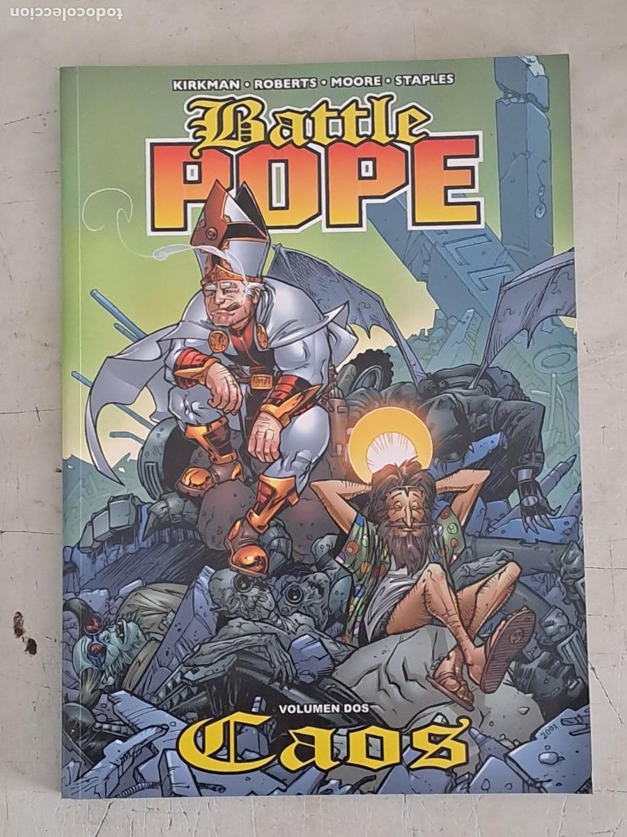 C&oacute;mics: Battle Pope 2, caos, Aleta en perfecto estado
