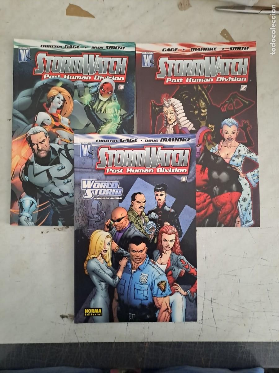 Comics: Stormwatch 1, 2 y 3, Norma perfecto estado